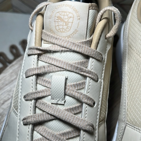 PUMA Carina Street Better Platform Sneakers Cream & White Casual Comfy Leather - Picture 10 of 15